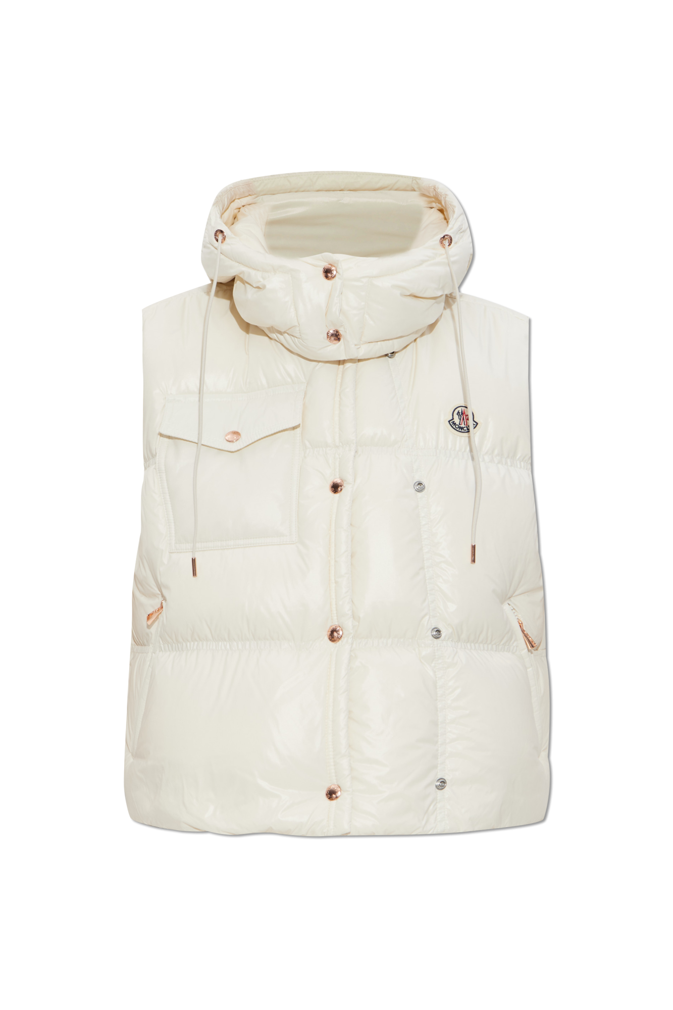 ベスト・ジレ MONCLER Women Vests 1A00019597X6 04A WHITE 0b99df2f716642e865edcce137e175